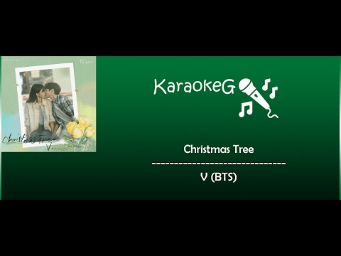 [Karaoke Version] Christmas Tree - BTS V (OST. Our Beloved Summer)