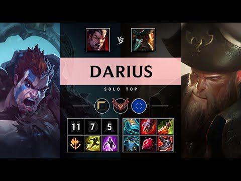 Darius Top vs Gangplank - EUW Grandmaster Patch 25.10