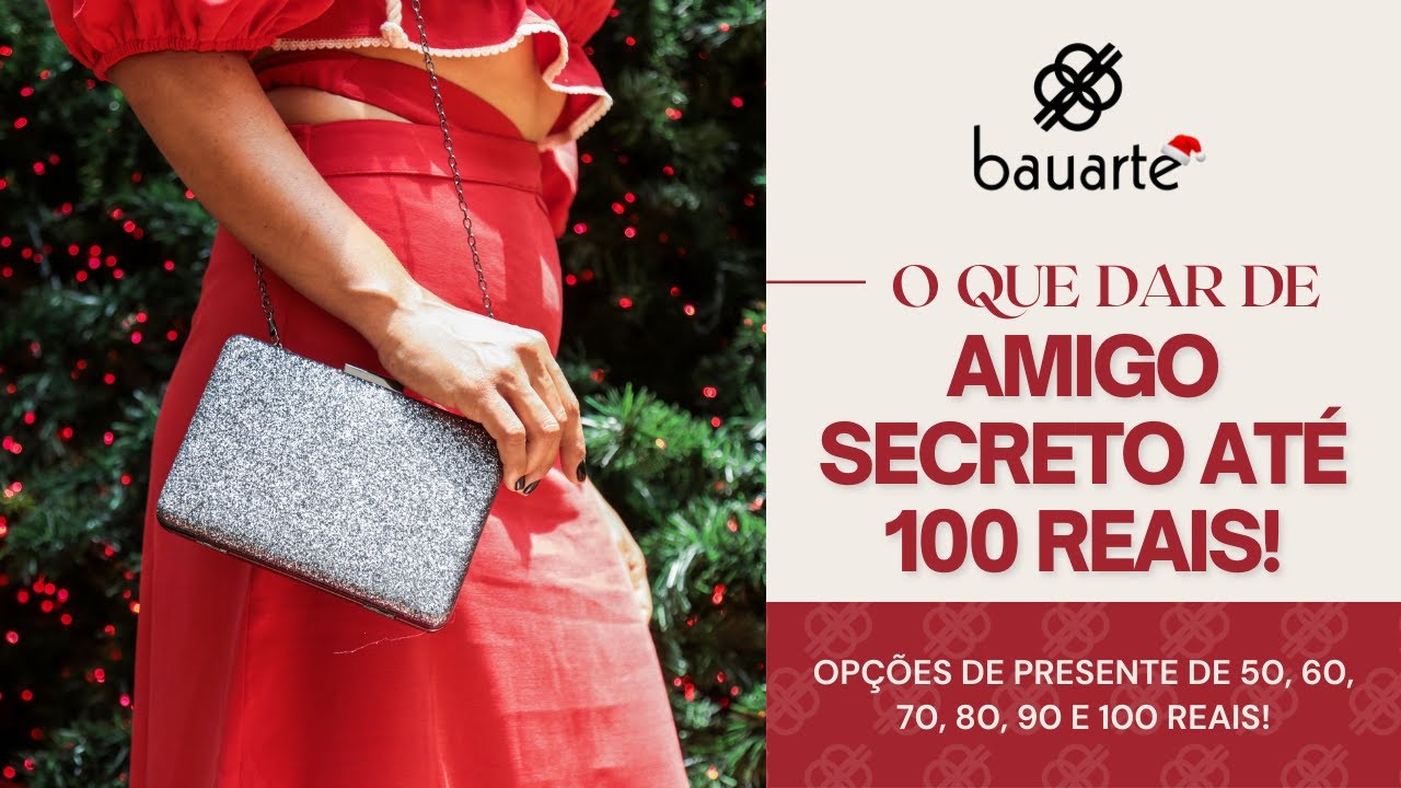 Watch Now Presentes de AMIGO SECRETO até 100 reais | Bauarte Presentes de AMIGO SECRETO até 100 reais | Bauarte