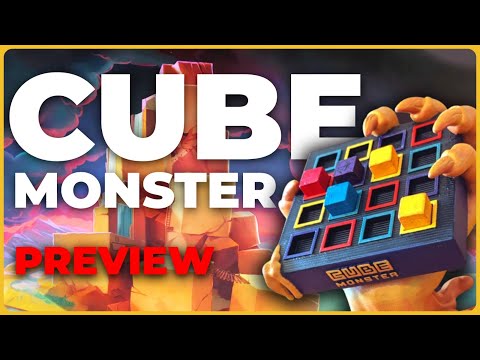 I shoved 21 large wooden cubes into my mouth . . . Cube Monster | Kickstarter Preview