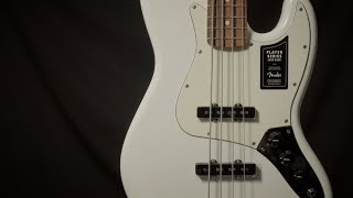 Video thumbnail for Fender Player Jazz Bass | Polar White by MooreMusicGuitars