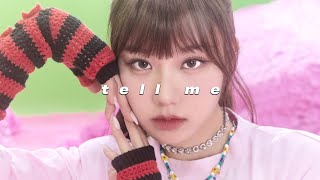 Download lagu fifty fifty - tell me ( sped up ) mp3 Download lagu fifty fifty - tell me ( sped up ) mp3