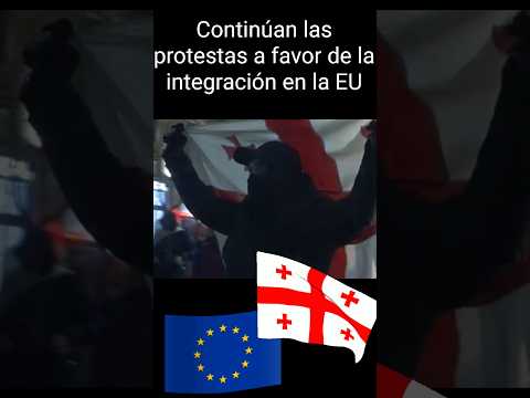 Georgia continúa en la calle protestando contra el gobierno por su alejamiento de la EU