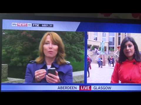 Kay Burly calls a Yes campaigner a knob live on air