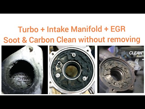 How we clean EGR Valve, Intake Manifold & Turbo...