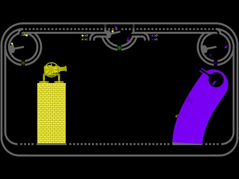 RigidBody vs SoftBody - Marble Race in Algodoo