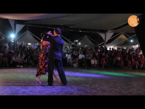  Joachim Dietiker  and  Michelle Marsidi  are  dancing  at  Catania Tango Festival  in  2016