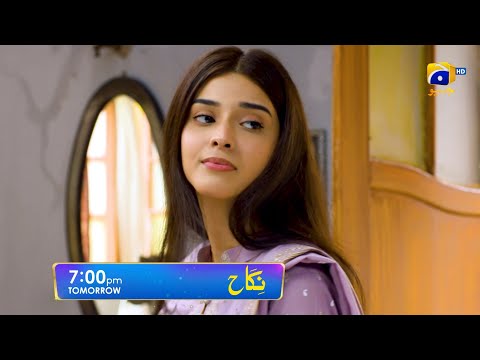 Nikah Episode 24 Promo | Tomorrow at 7:00 PM On Har Pal Geo