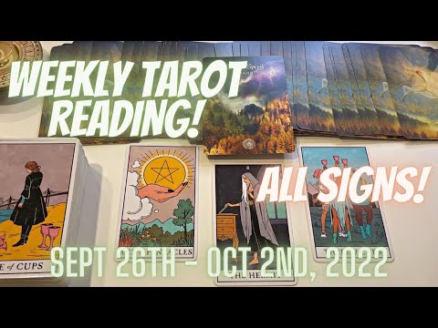 ALL SIGNS ✨ WEEKLY TAROT READING ✨ SEPTEMBER 26TH - OCTOBER 2ND, 2022