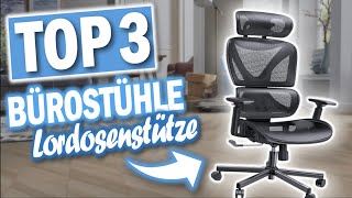 Beste BÜROSTÜHLE MIT LORDOSENSTÜTZE | Top Ergonomische Bürostühle Lordosenstütze