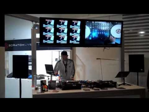 Musikmesse 2010: DJ Eskei83 with Video-SL and the Rane Sixty Eight