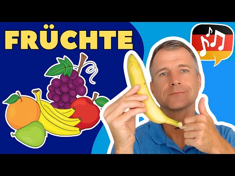 Lerne die Früchte & das Obst auf Deutsch 🇩🇪 Deutsch lernen mit Musik