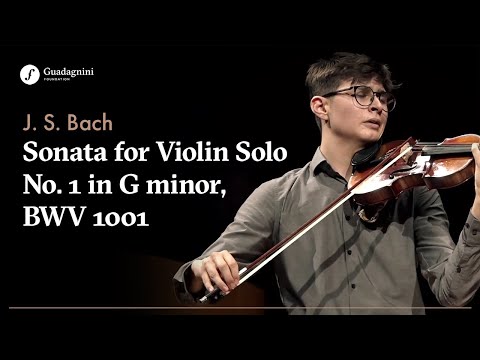 Maxim Tzekov plays J. S. Bach  - Sonata for Violin Solo Nr. 1 in G minor, BWV 1001