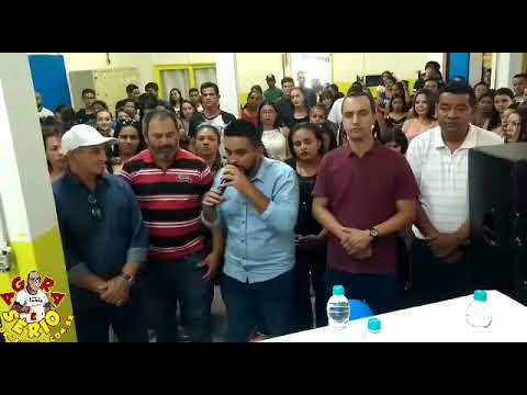 Eduardo da Associação da Palmeira faz entrega de diplomas para jovens Do Bairro da Palmeira com a Presença do Prefeito Ayres Scorsatto e cada vez mais Eduardo do Solidariedade se aproxima do Governo Ayres