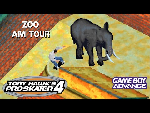 Tony Hawk's Pro Skater 4 (GBA): Zoo Amateur Tour - All Goals and Collectibles