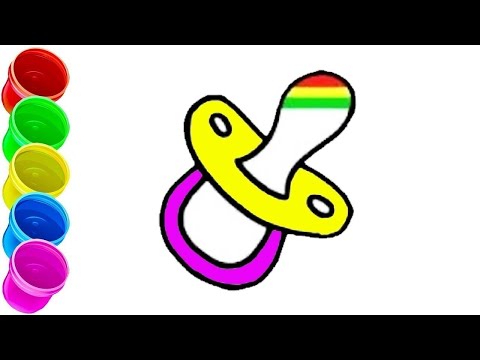 Bolalar uchun so'ska rasmini chizish Draw a nipple for ...