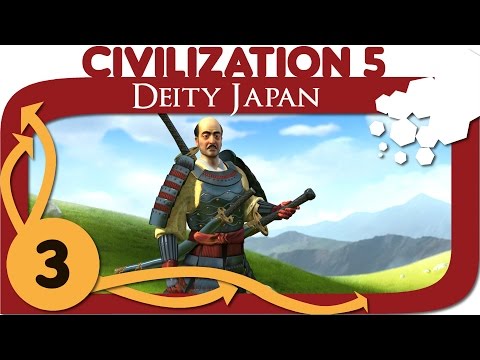 Civilization 5 - Ep. 3 - Let's Play Japan - Civ 5 Deity Gameplay