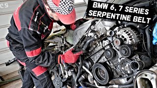SERPENTINE BELT KEEP COMING OFF ON BMW E63 E64 E65 E66 F01 F06 F12 F13