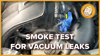 Porsche Smoke Test for Vacuum Leaks