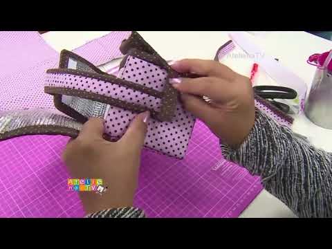 PASSO A PASSO com a professora Solange Adam fazendo essa linda  NECESSARIE TÉRMICA