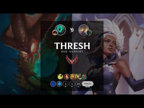 Thresh Support vs Rell - EUW Grandmaster Patch 12.16