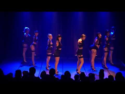Intermediate Neo Burlesque students: Human Nature (Bettie Page Tribute)