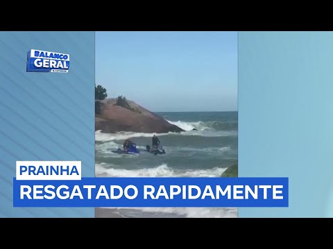 Banhista é resgatado após se afogar no mar de praia em Casimiro de Abreu (RJ)