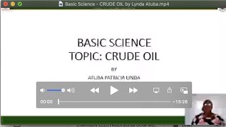 Basic Science   CRUDE OIL by Lynda Atuba
