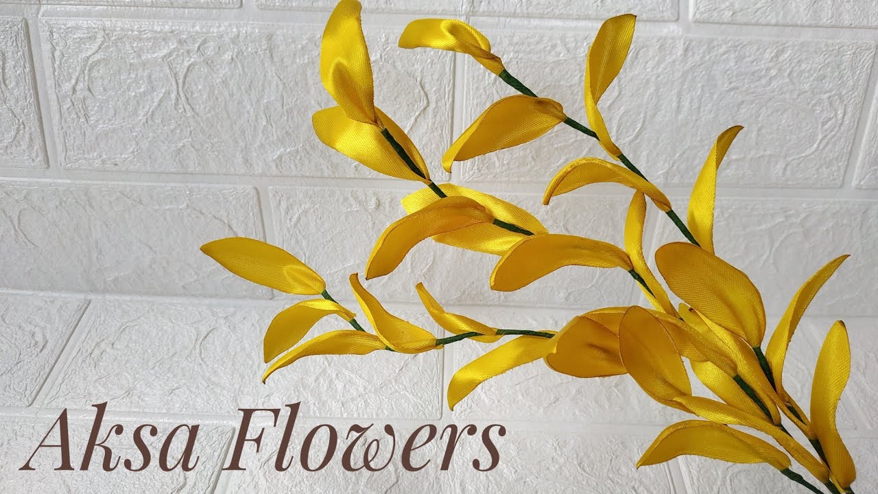 DIY || Ide Kreatif Dari Pita Satin // satin ribbon flowers