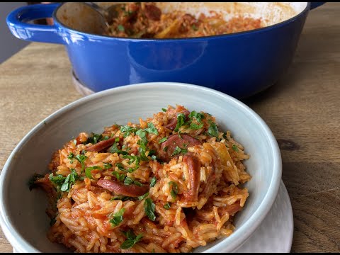 Pilaf cu Chorizo - Reteta Usoara si Rapida/How to Make Chorizo Rice - Quick and Easy Recipe