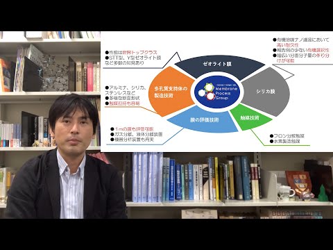 政策学科 関西大学 環境都市工学部　荒木貞夫 准教授　『高性能な無機膜で新しい分離プロセスを』