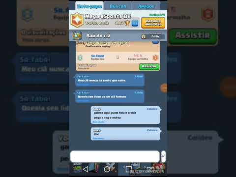 Divulgando clan novo (clash royale).....