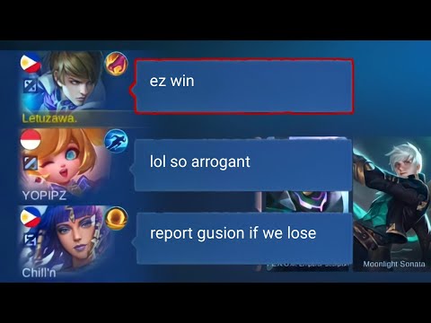 Gusion ARROGANT Prank! (They Got MAD 😂)