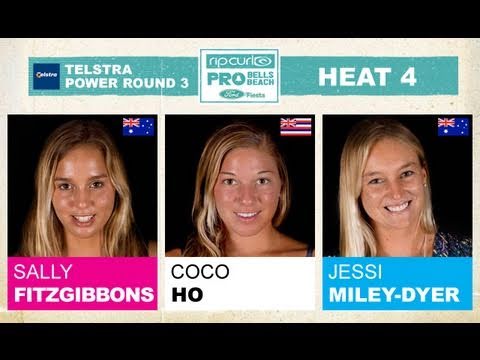 Round 3, Heat 4 - Sally Fitzgibbons vs Coco Ho vs Jessi Miley-Dyer