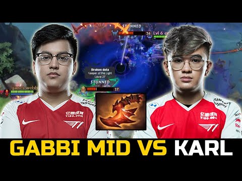 GABBI VS KARL MID BATTLE - OVERWHELMING BLINK QOP DOTA 2