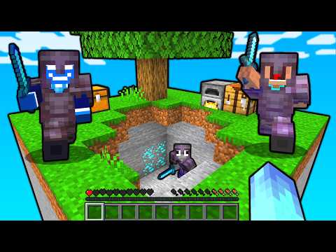 Can I Survive ONE CHUNK ONLY Minecraft Manhunt?