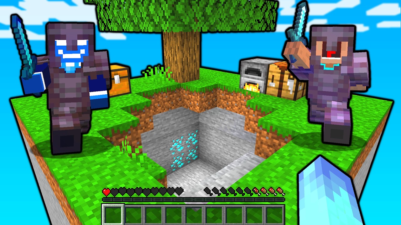 Can I Survive ONE CHUNK ONLY Minecraft Manhunt?