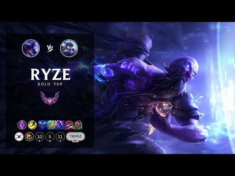 Ryze Top vs Sejuani - KR Master Patch 12.15