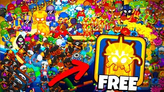 We placed every INSTA MONKEY we own in a single game! (BTD 6)