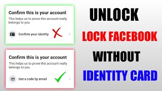 Locked account unlock | get a code by email option | how to unlock locked facebook account 2022