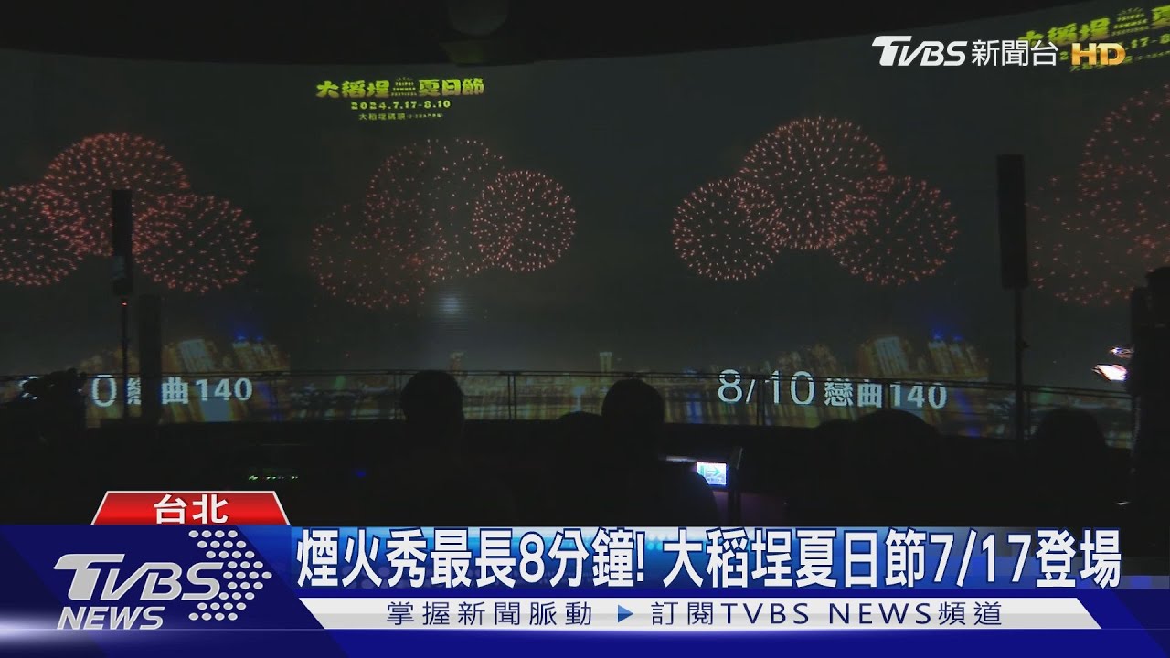 煙火秀最長8分鐘!大稻埕夏日節7/17開跑