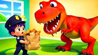 Download lagu Polisi Dinosaurus | T-Rex Lapar | Lagu Dinosaurus Ceria untuk Anak-anak | Baby Ceria mp3