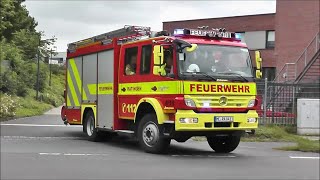 preview picture of video '[Der Fluch ist gebrochen!] Alarmdurchsage + RTW 3 + HLF 20/16 BF Ratingen (HD)'