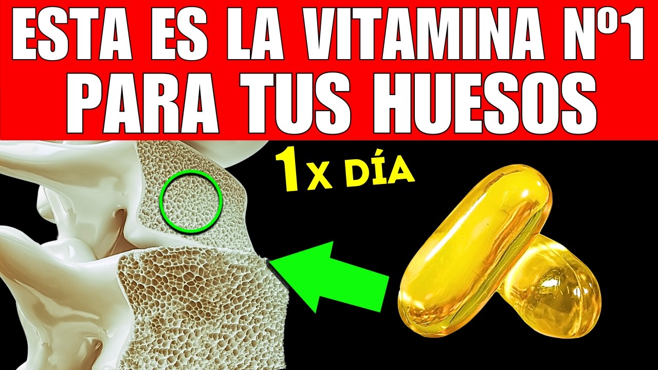 VITAMINA #1 que MEJORA tus HUESOS ¡No Más OSTEOPOROSIS!