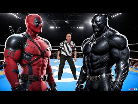 BLACK PANTHER VS DEADPOOL - EPIC BATTLE