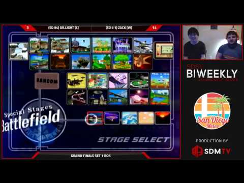 SDSU Biweekly 66 - Dr. Light (ICs/Sheik/GW/Kirby) vs. Zack (Marth/ICs/Kirby) - SSBM GF S1 - Melee