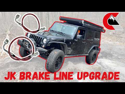Clayton Off Road Heavy Duty Brake Line Install - Jeep Wrangler JK