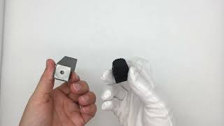 304 stainless steel square shape wall mounted door stopper