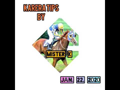 KARERA TIPS BY MISTER K - JANUARY 22, 2020 (SLLP)
