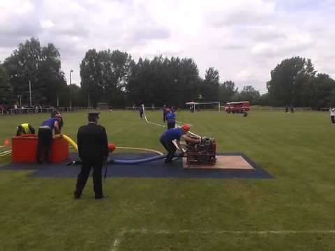 Krajské kolo na Cerovej 20.6.2015 - DHZ Kátlovce 1.pokus